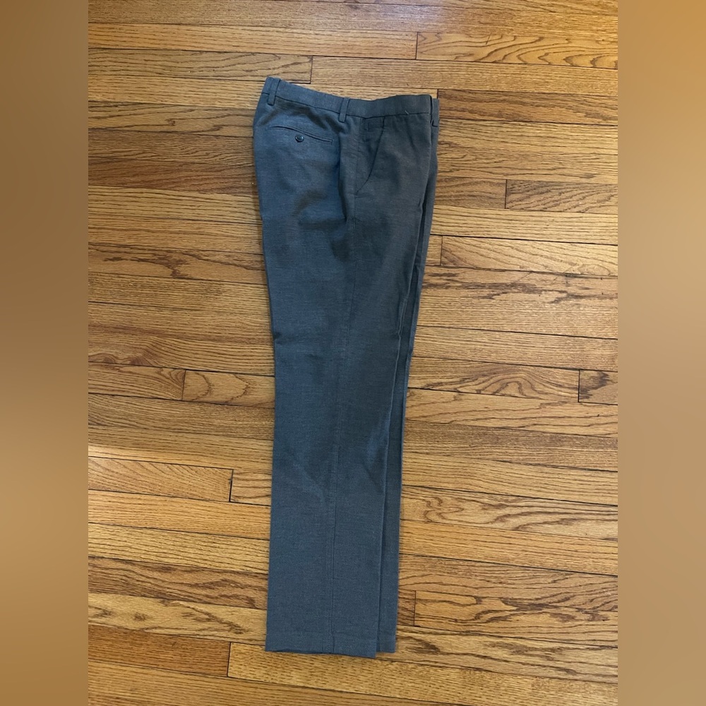 Banana Republic Men's KENTFIELD Pants Charcoal Gray Size 33 x 32
